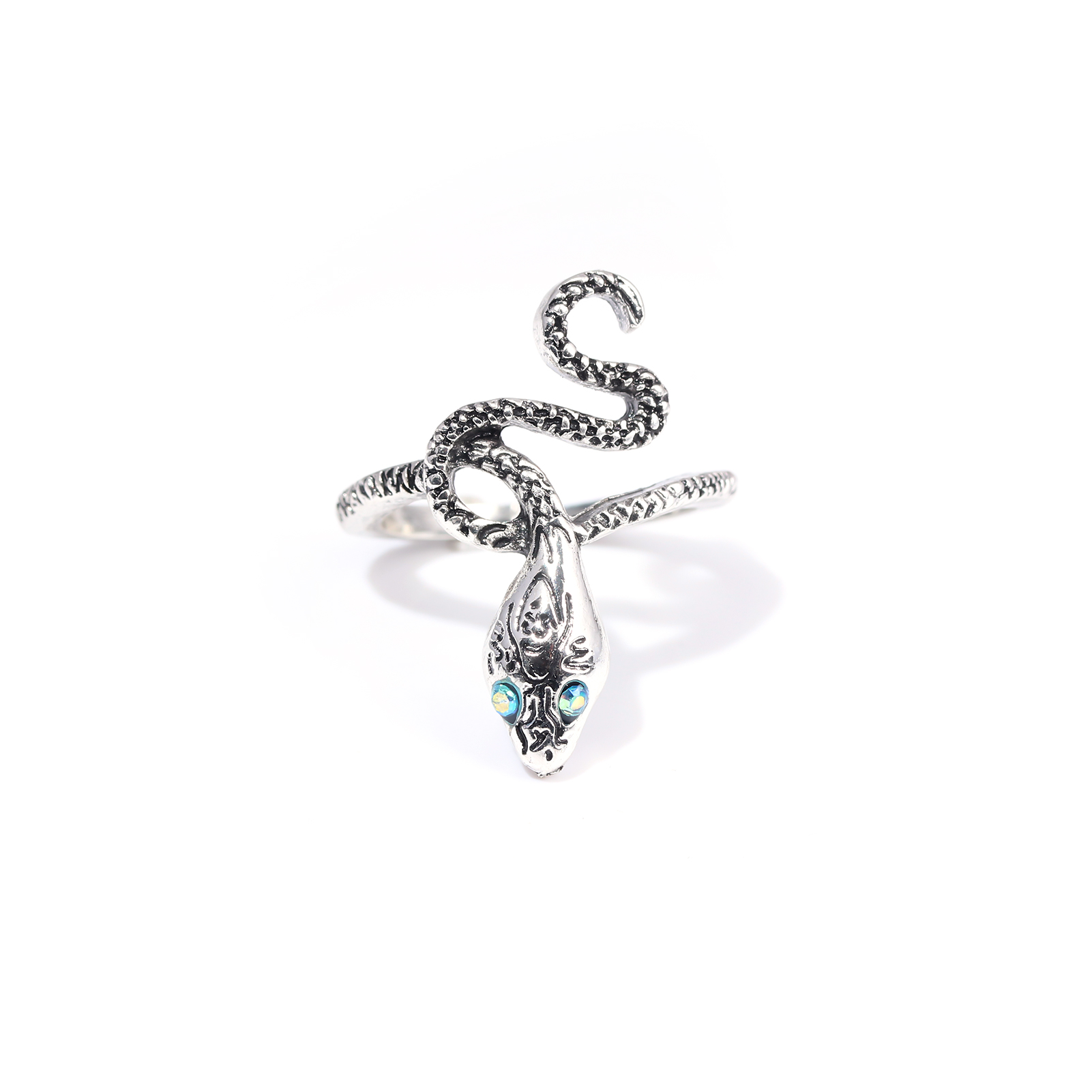 Dark Souls Adjustable Rings for Men Vintage Havel's Demon's Scar Chloranthy Serpent Leo Darkmoon Ring Jewelry: black