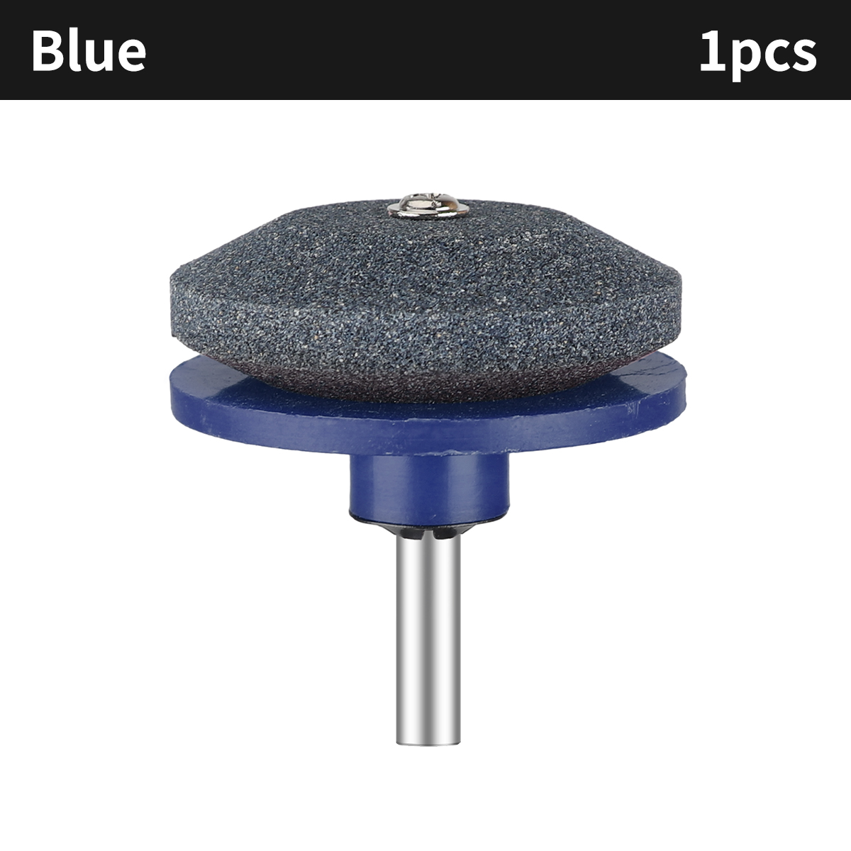 Lawn Mower Sharpener Lawnmower Blade Sharpener Universal Grinding Rotary Drill Garden Lawn Mower Parts Manual Drill Hand Tools: Blue