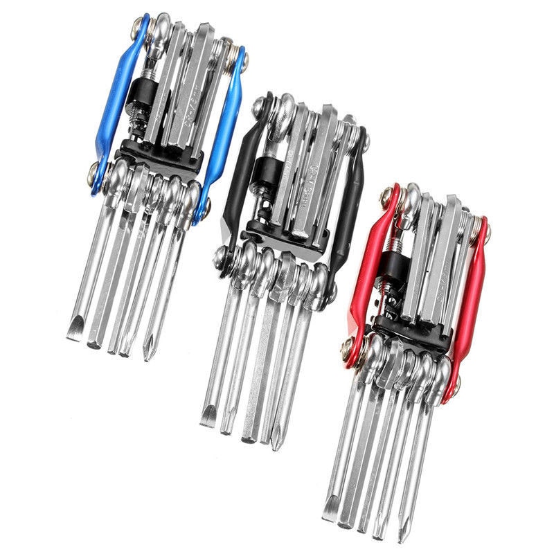 Bike Bicycle Multi Repair Tool Set Kit Hex Spoke Cycle Screwdriver socket Tool Wrench Mountain Cycle Tool MTB Sets wheel repair