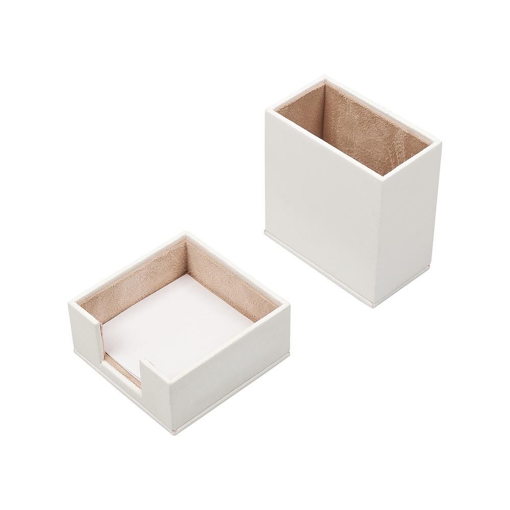 Double Desk Set / Pen Box And Note Paper Holder (Desk Organizer Office Accessories Desk Accessories Office Supplies)