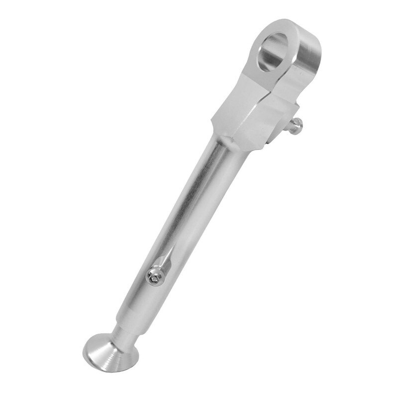 Cnc billet justerbar kickstand fodspark sidestand benstøtte til kawasaki ninja  zx1000 zx-10r zx10r: Sølv