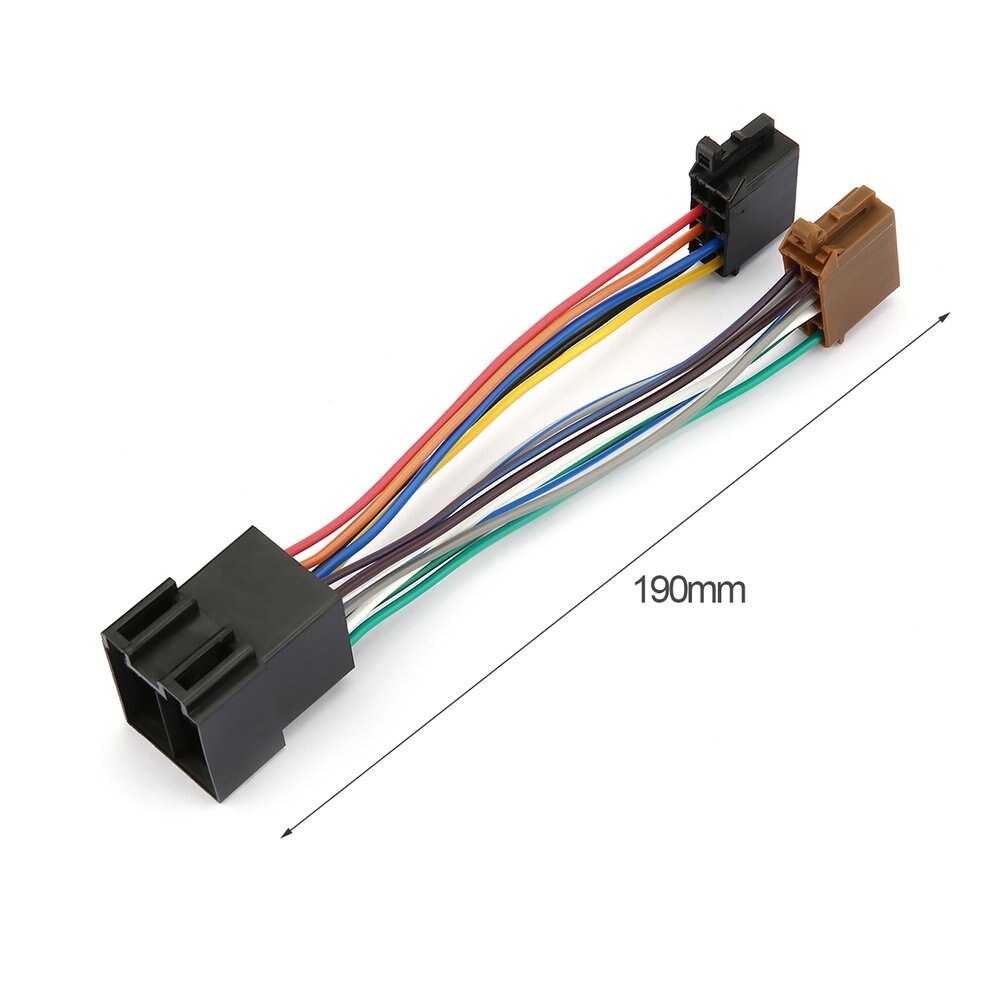 Arnés de Audio estéreo para coche, cableado de Radio con Adaptador ISO, para Peugeot 106, 206, 306, 307, 405, 406, 607,