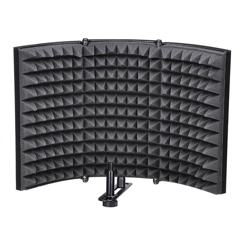Falten Studio Mikrofon Isolation Schild Aufnahme Klang Absorber Schaum Tafel: Ursprünglich Titel