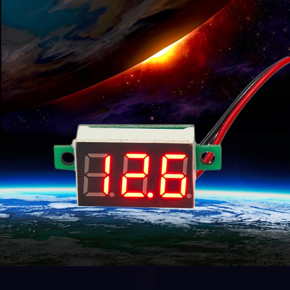 Rode Led Volt 2 Pcs Acehe 4.5 ~ 30V Mini Digitale Voltmeter Rode... – Vicedeal