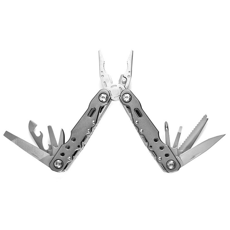 Multifunctionele Tang Tool Interne Externe Ring Remover Borgring Tang 4 In 1 Set Multi Crimp Snap Ring Tang: Black