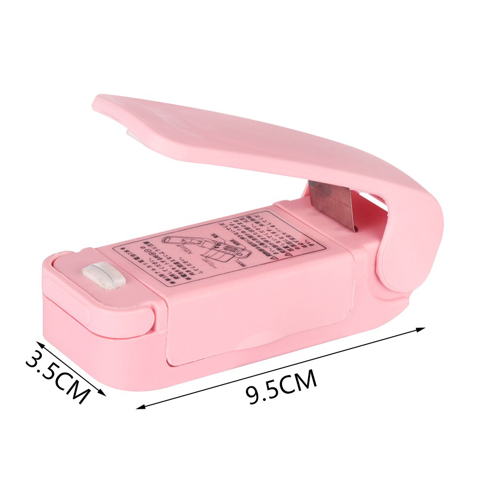 1pc Household Heat Sealing Impulse Sealer Plastic Portable Machine Bag Clip Mini Packing Plastic Package Sealer