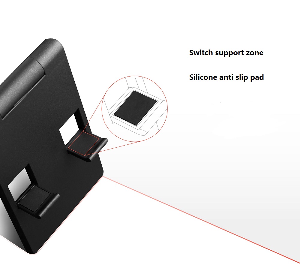 Game Console Dock for Nintend Switch Portable Stable Adjustable Charging Stand for Nintendo Switch Holder Accessories
