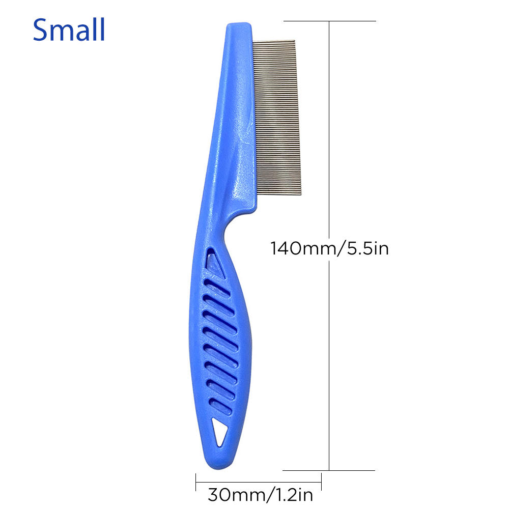 Hair Lice Comb Brushes Terminator Fine Egg Dust Nit Free Removal Stainless Steel: 8