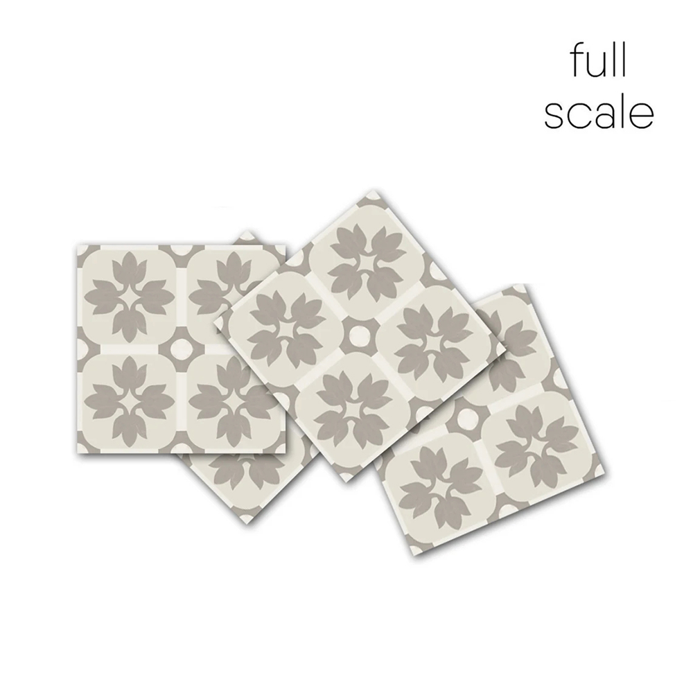 Wall Tile Transfers Stickers Self-adhesive Waterproof Vinyl Wallpaper for Kitchen Bathroom Floor Porch Wall Decor Peel &amp; Stick