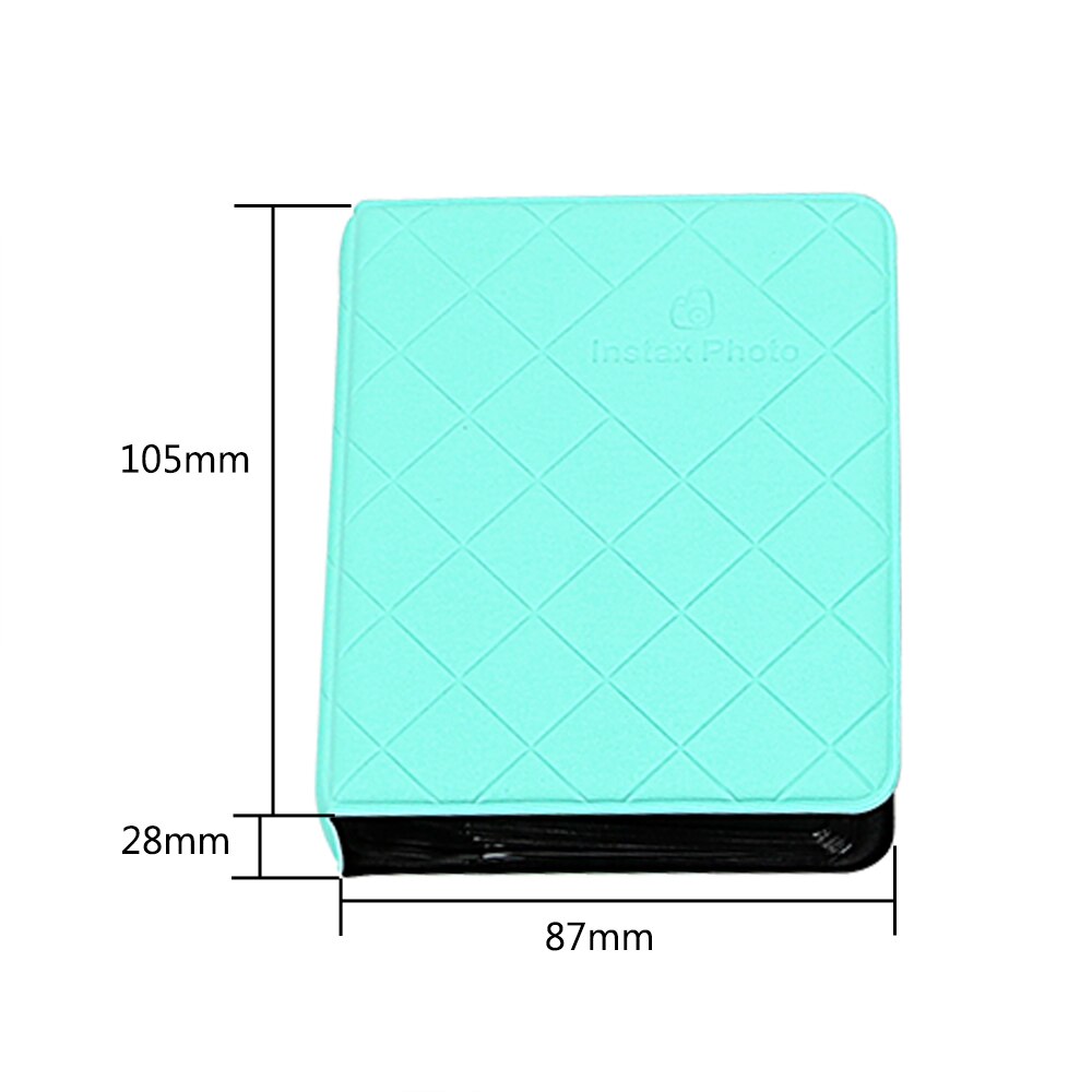 36 lommer polaroid fotoalbum til fujifilm fotoalbum bærbar mini instant billedlagring id-kort pakke