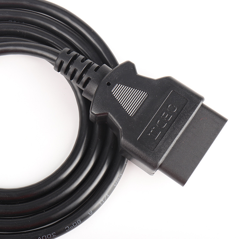 Cabo de extensão obd para carro, macho para fêmea, 16 núcleos, energizado, 16 pinos, obd2, elm327, ferramenta de diagnóstico, conector, adaptador de scanner, 3m, 1.5m