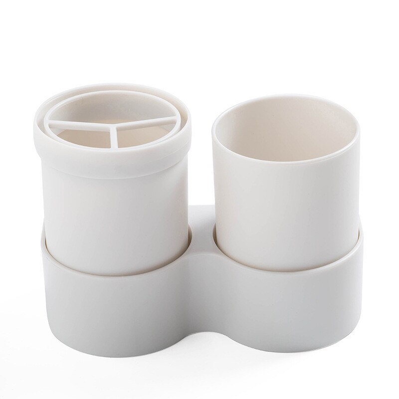 Badkamer Accessoires Set Reizen Tandenborstel Beker Set Opbergdoos Tandenborstel Badkamer Set Wassen Benodigdheden Thuis Case Outdoor: white