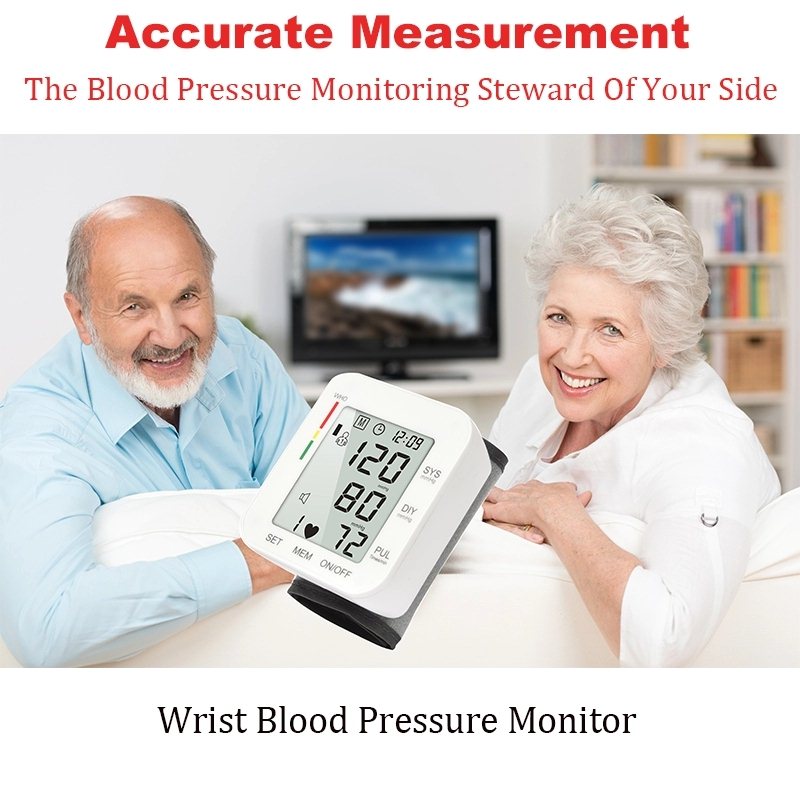 Automatische Bloeddrukmeter Digitale Pols Pulse Meter Fonetische Pols Monitor LCD Display Tonometer Oximeter Bloeddrukmeter