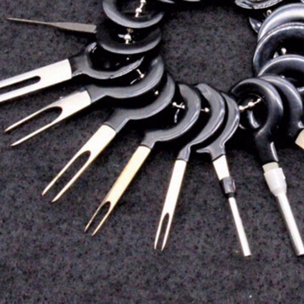 26Pcs Automotive Plug Terminal Remove Tool Set Car Terminal Removal Tool Wire Plug Connector Extractor Puller Release Pin