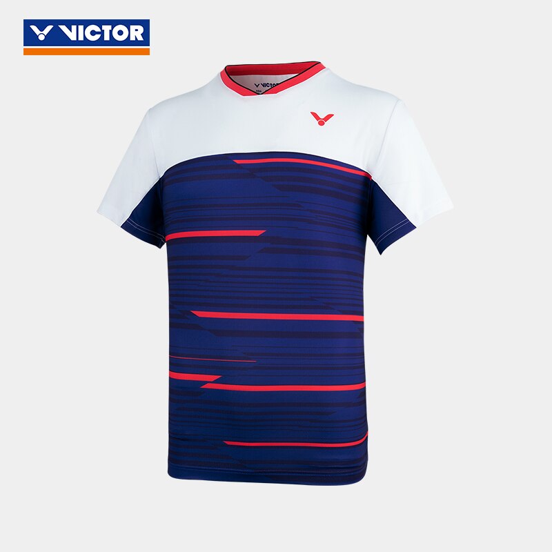 VICTOR Badminton Suit T-shirt Sportswear Antonson Exclusive T-05001: M / black