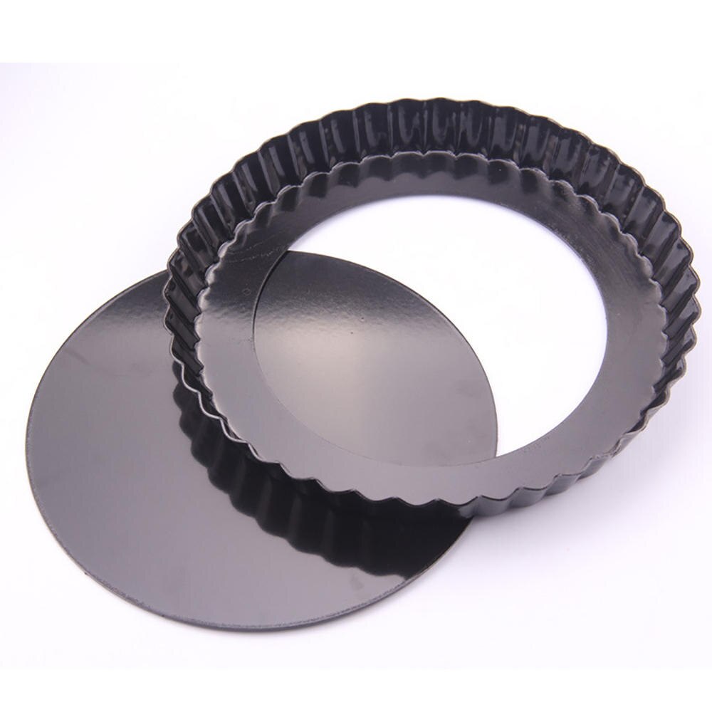 1PCS Removable Bottom Non-Stick Tart Quiche Pan Aluminum Round Cake Tins Flan Pan Oven Baking Cooking Evenly