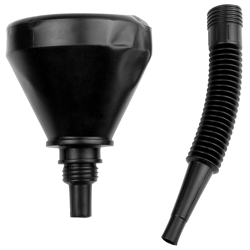 40oz Flexible Car Filling Funnel With Mesh Screen Strainer - Plastic Fluid Transfer Funnel For Automotive Use