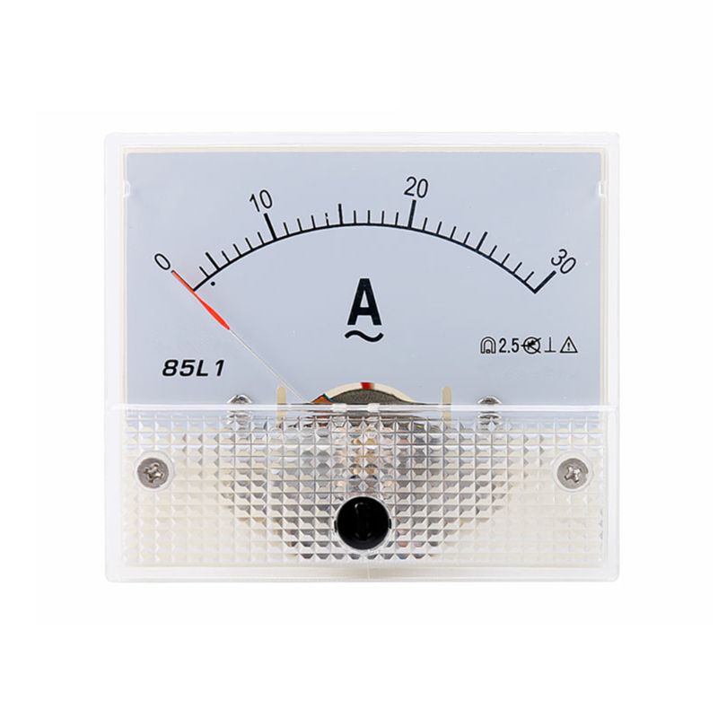 85L1 AC Panel Meter Analog Panel Ammeter Dial Current Gauge Pointer Ammeter B85C