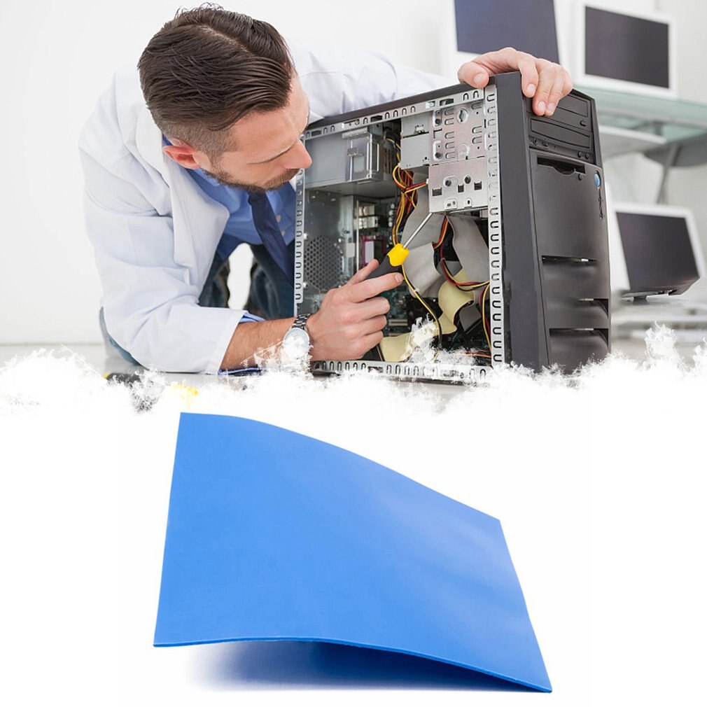 8/800 PCS IC Heat Dissipation Heat Transfer Pad GPU CPU Heatsink Cooling Conductive Silicone Thermal Pad Self-adhesive Gasket