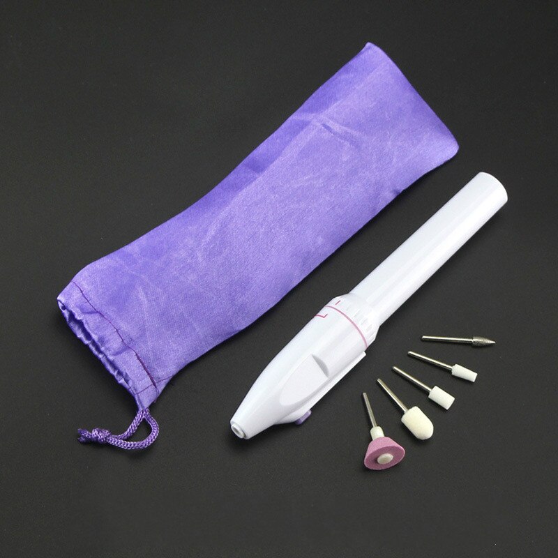 5 in1 Electric Mini Nail Machine Art Drill Carve Grinder Polisher Set Portable Nail Tools: Mini Drill Carve