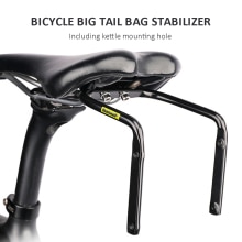 Soporte estabilizador para SILLÍN de bicicleta, soporte de montaje para asiento trasero, portaequipajes para bicicleta, accesorios para bicicleta, 1 Juego