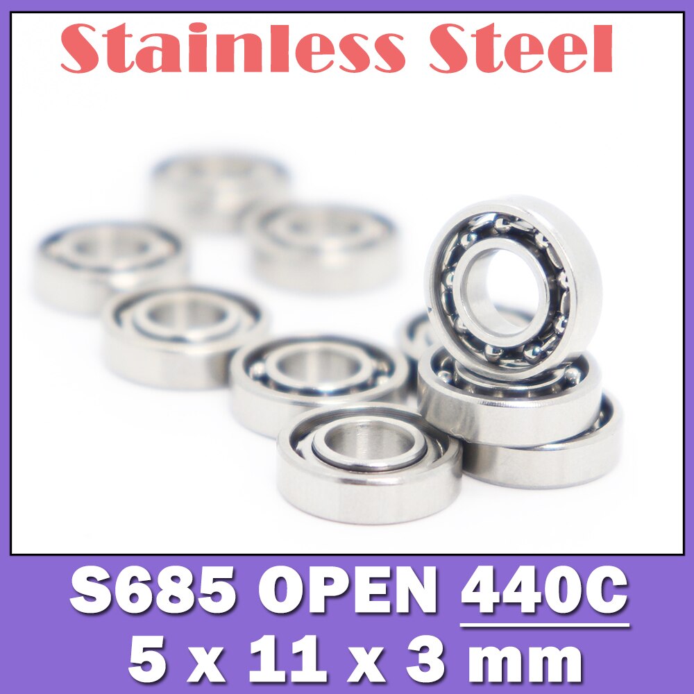 20 Rodamientos De Bolas De Acero MR52ZZ. 2mm X 5mm X 2.5mm