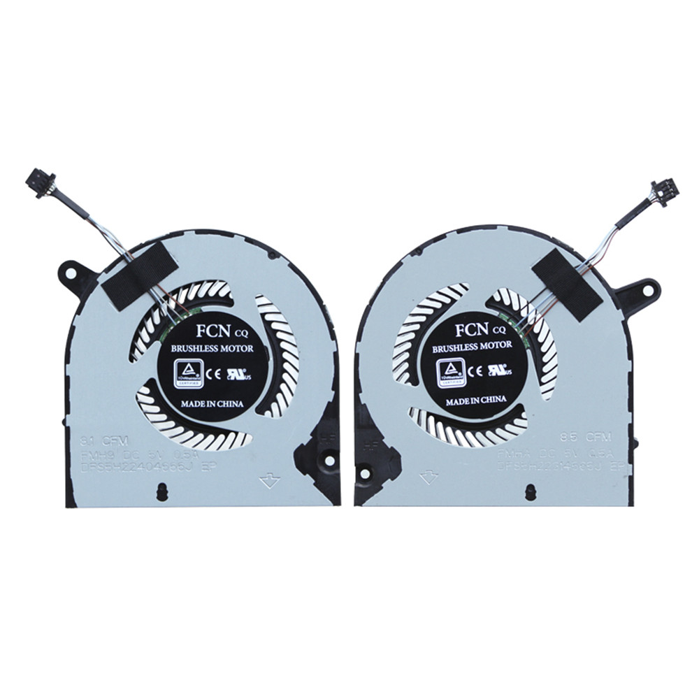 Original Laptop CPU GPU Cooling Fan For DELL G5 SE 15 5500 5505 G3 3500 version Cooler 0PC01D 0F3DF0 MG75090V1-C200-S9A