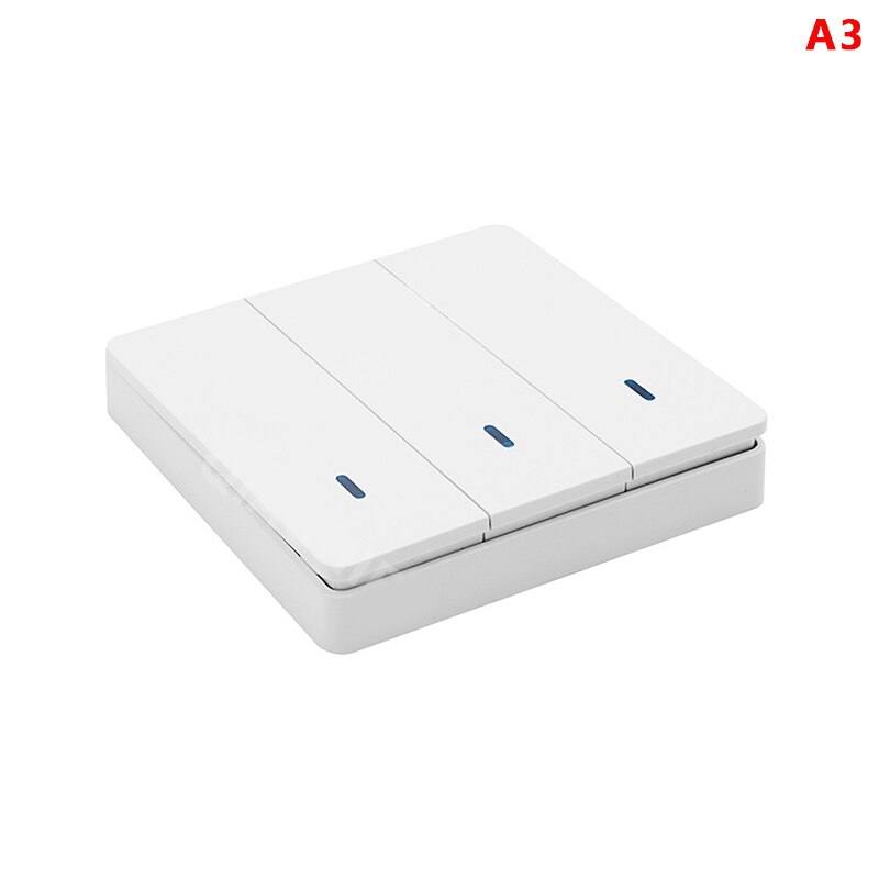 Wall Panel Wireless Remote Transmitter 433MHz RF Wireless Remote Control Switch 86 Type Wall Panel Switch Transmitter: A3