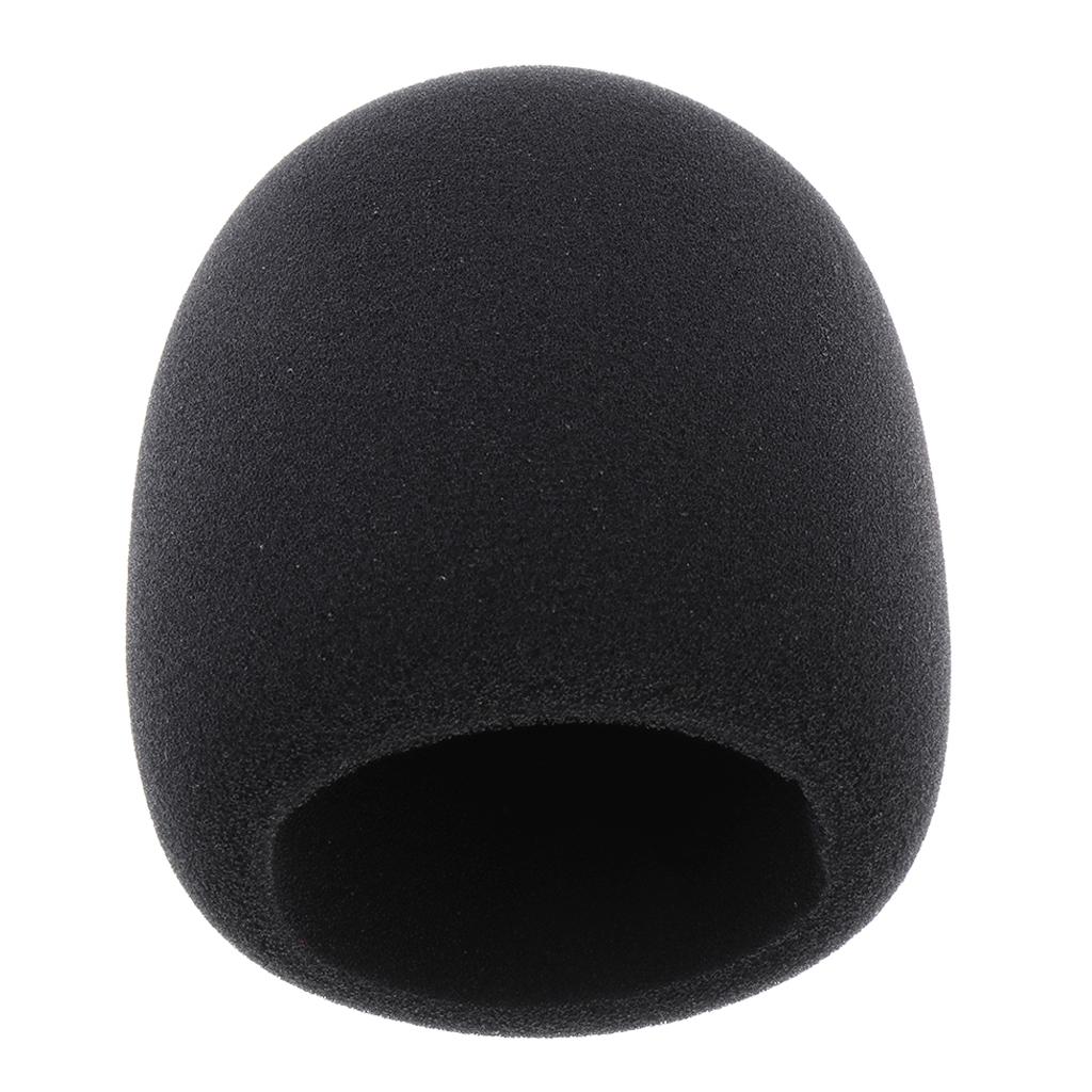 Large Microphone Mic Foam Cover Mic Shield Windscreen for Condenser Mic 4cm