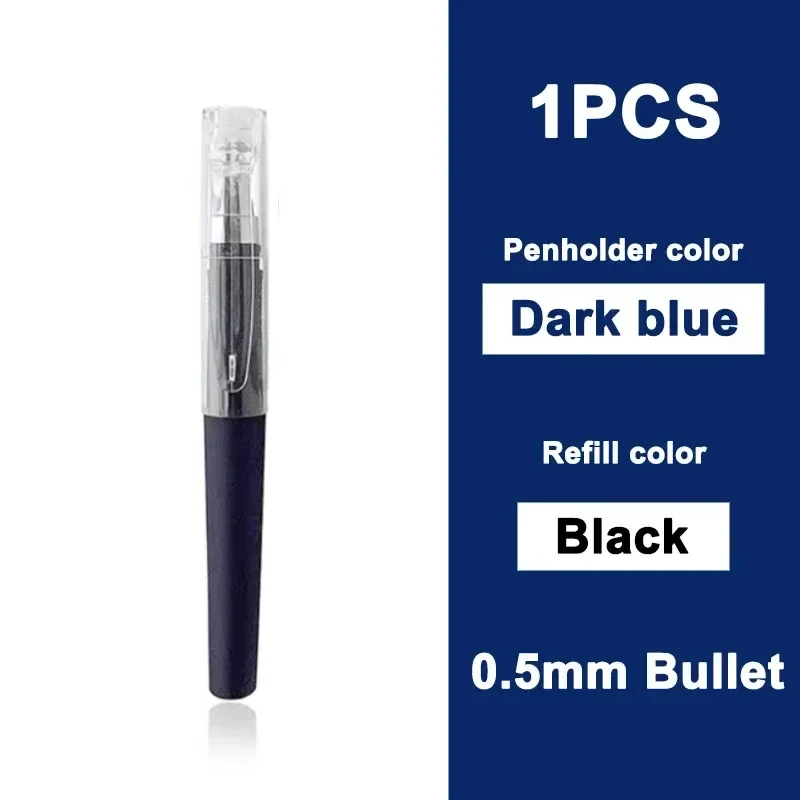 Stylo de poche court, Mini stylo Gel Portable, petit stylo de Signature à séchage rapide pour petits étudiants, 1 pièce: BLEU CIEL