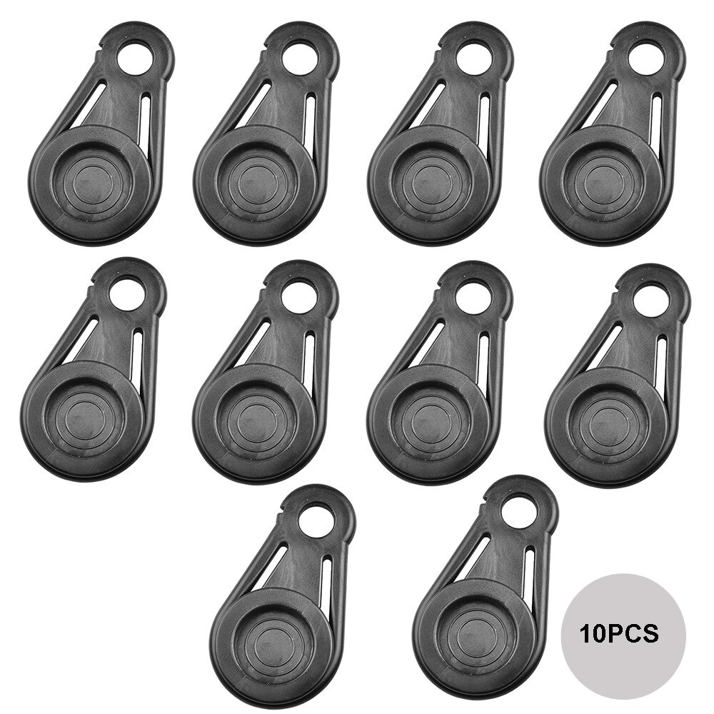 Tent Clips Tarp Grabbers Tarp Clips Beweegbare Snaps Clip Extra Tie-Down Effect Camping Tent Luifel Cover Dekzeilen Tent accessoires: 10PCS