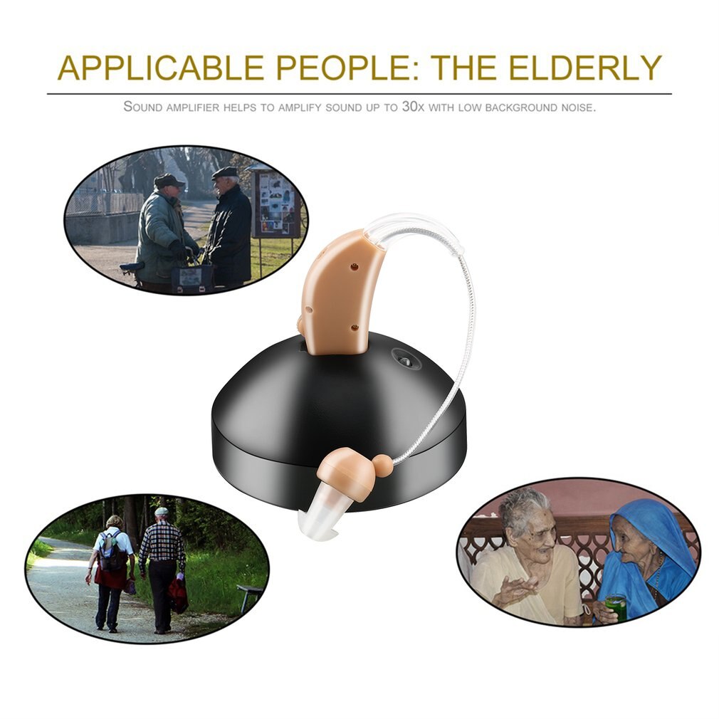 Rechargeable ear hearing aid mini device ear ampli... Grandado