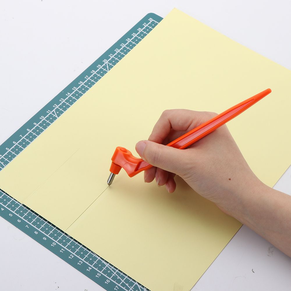 360-degree Rotating Craft Cutting Carving Tools Stainless Steel Crafting DIY Handmade Crafting Slice for Scrapbooking Stencil