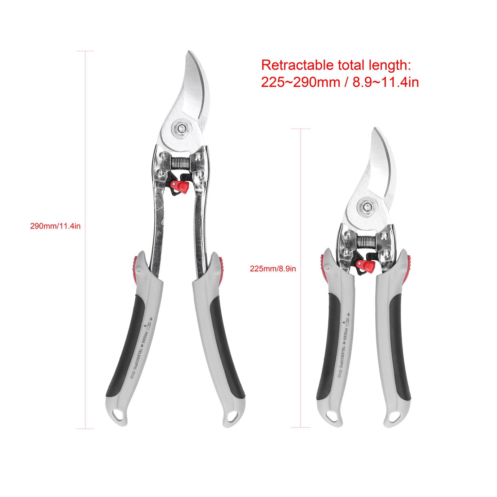 Branch Cutter Hand Tools Handle Retractable Gardening Scissors Multifunctional Manual Pruning Shears Branch Cutter Tree Garden
