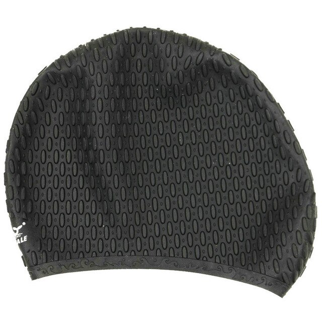 Whale Flexibele Waterdichte Siliconen Badmuts Unisex Volwassen Waterdrop Zwemmen Hoed Cover Bescherm Oor Zwemmen Caps: swimming caps8