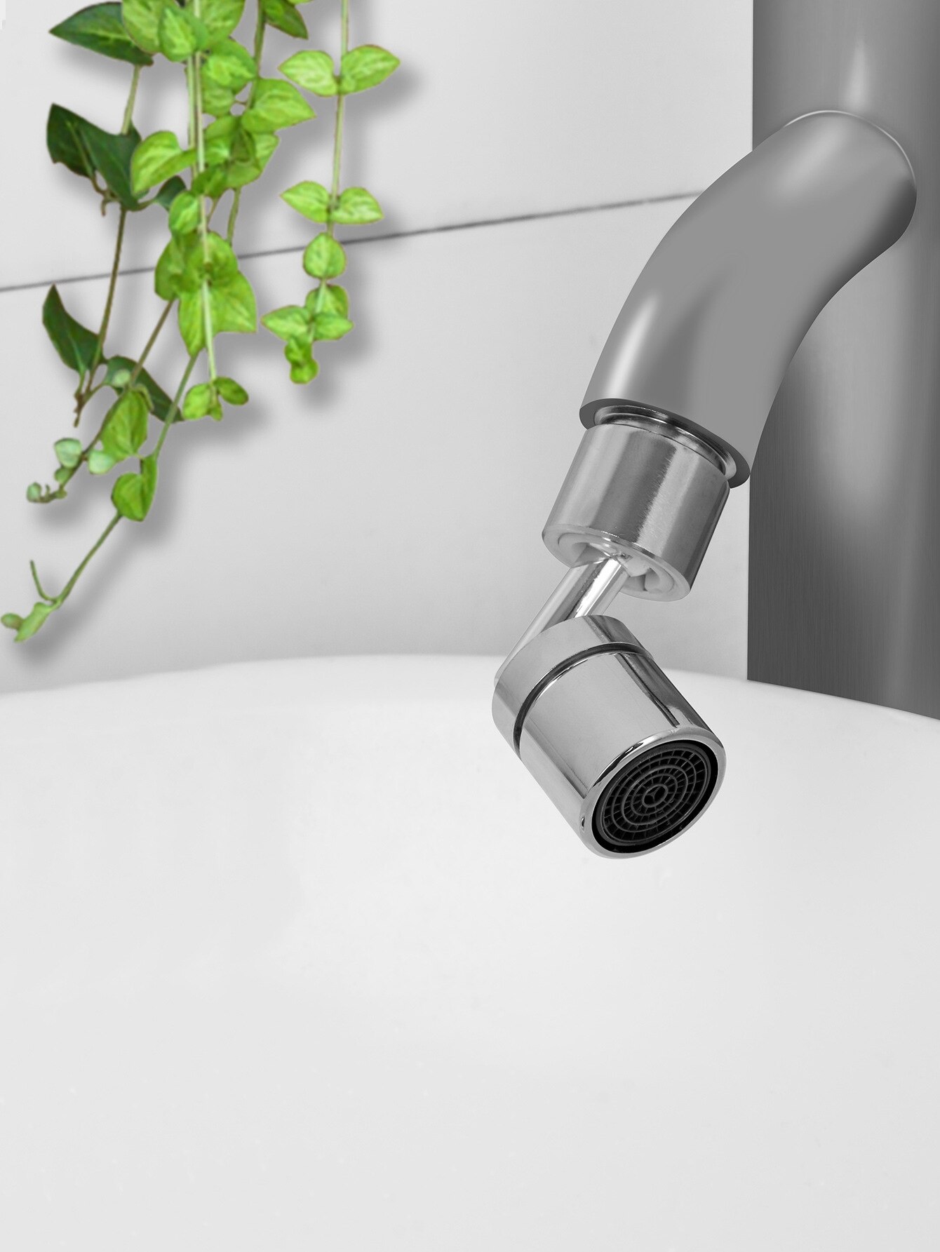 720° Splash Proof Stainless Steel Faucet Universal Basin Wash Filter Faucet Rotating Outlet Household Faucet Rust-free Non-slip