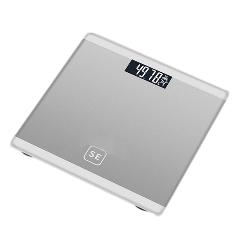 Digital Body Axunge Electronic Scale LCD Display Human Health Management Called Smart Balance Electronic Scale: Silver