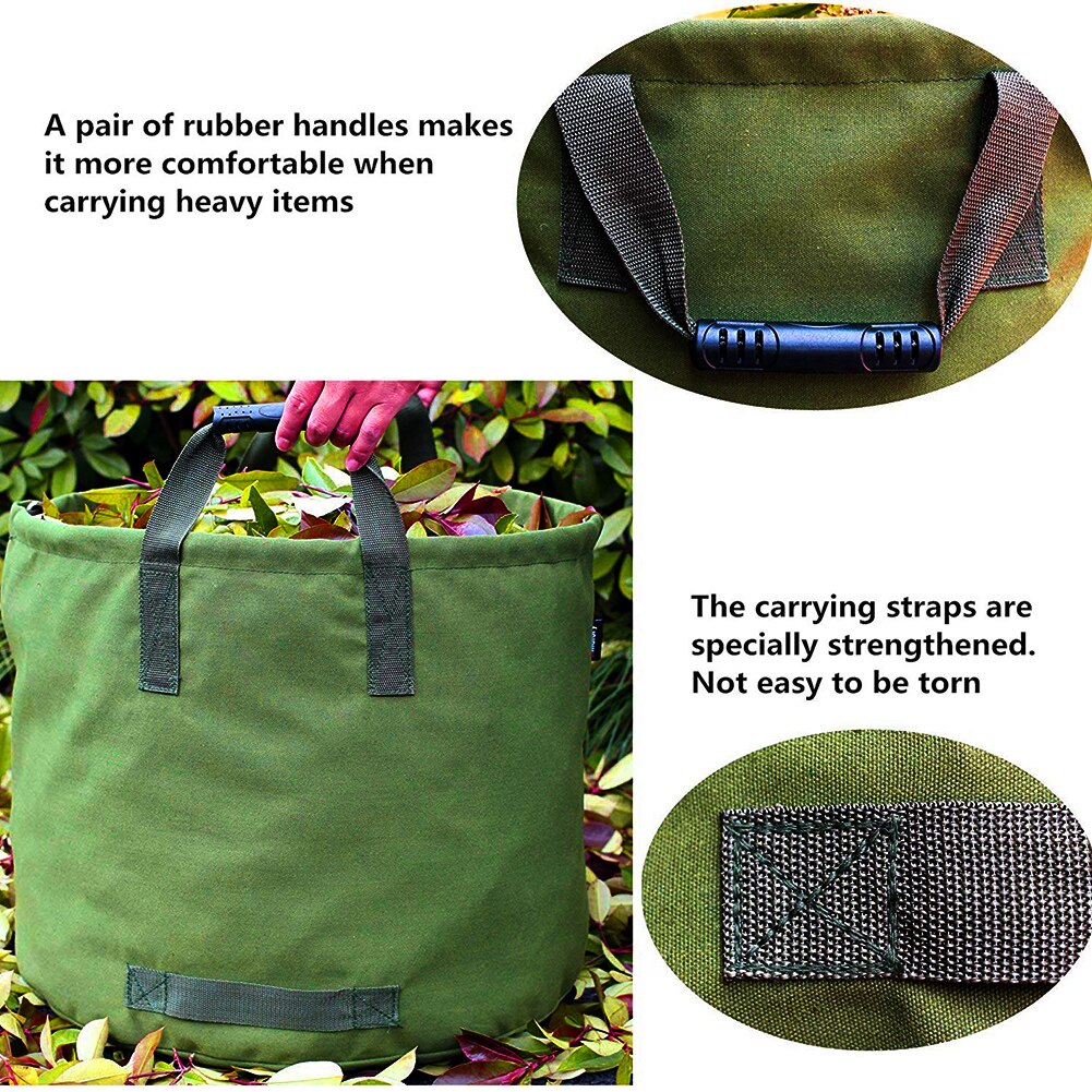 22*18IN Garden Leaf Storage Bag 600D Waterproof Ox... – Grandado