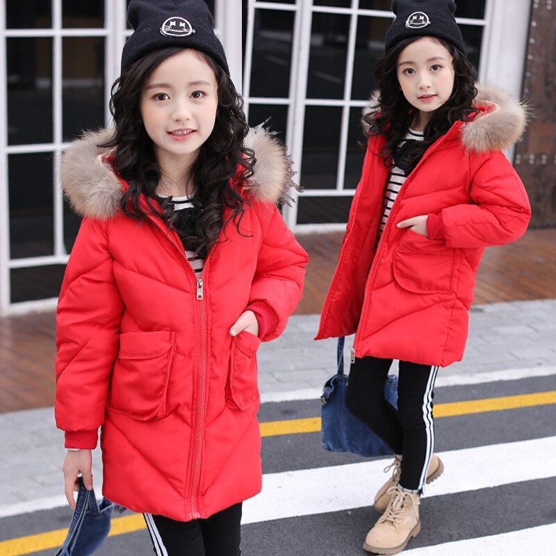 children's cotton jacket girls winter clothes