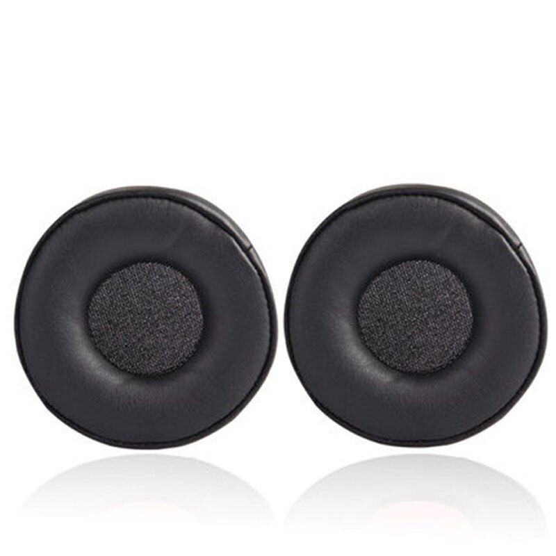 Adecuado para Jabra MOVE almohadillas inalámbricas funda para auriculares almohadilla de esponja orejeras de cuero: Negro