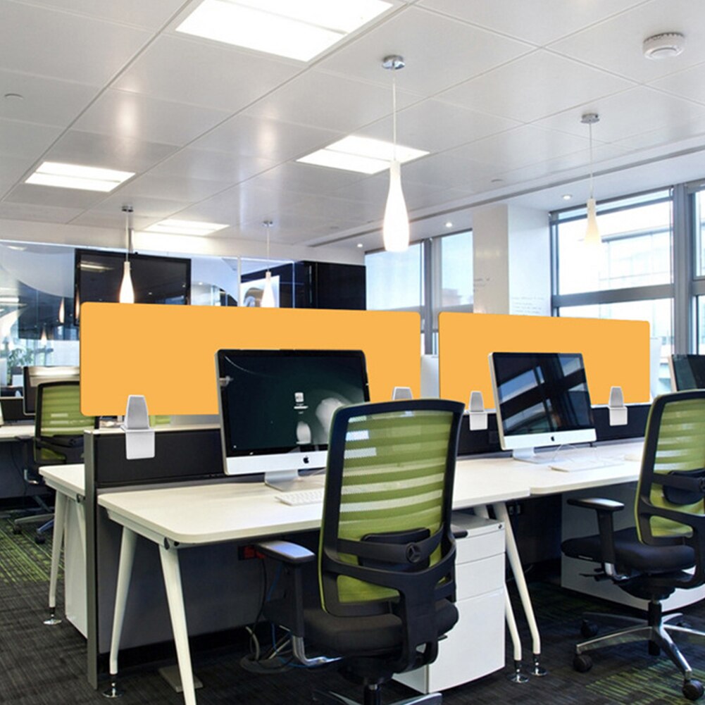 Screen Partition Clip Heavy Duty Adjustable Screen Desktop Anti Rust Baffle Fixed Clamp Alloy Adjustable Screen Partition Clip