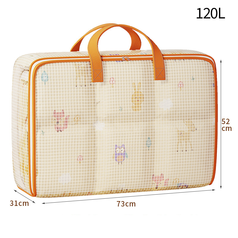 Wodoodporne Organizerzy Organizer na Ubrania Kosz na Brudną Bieliznę Torba robić Przechowywania Powrót robić Szkoły Składany Pojemnik na Kołdrę Torba: Srebrny