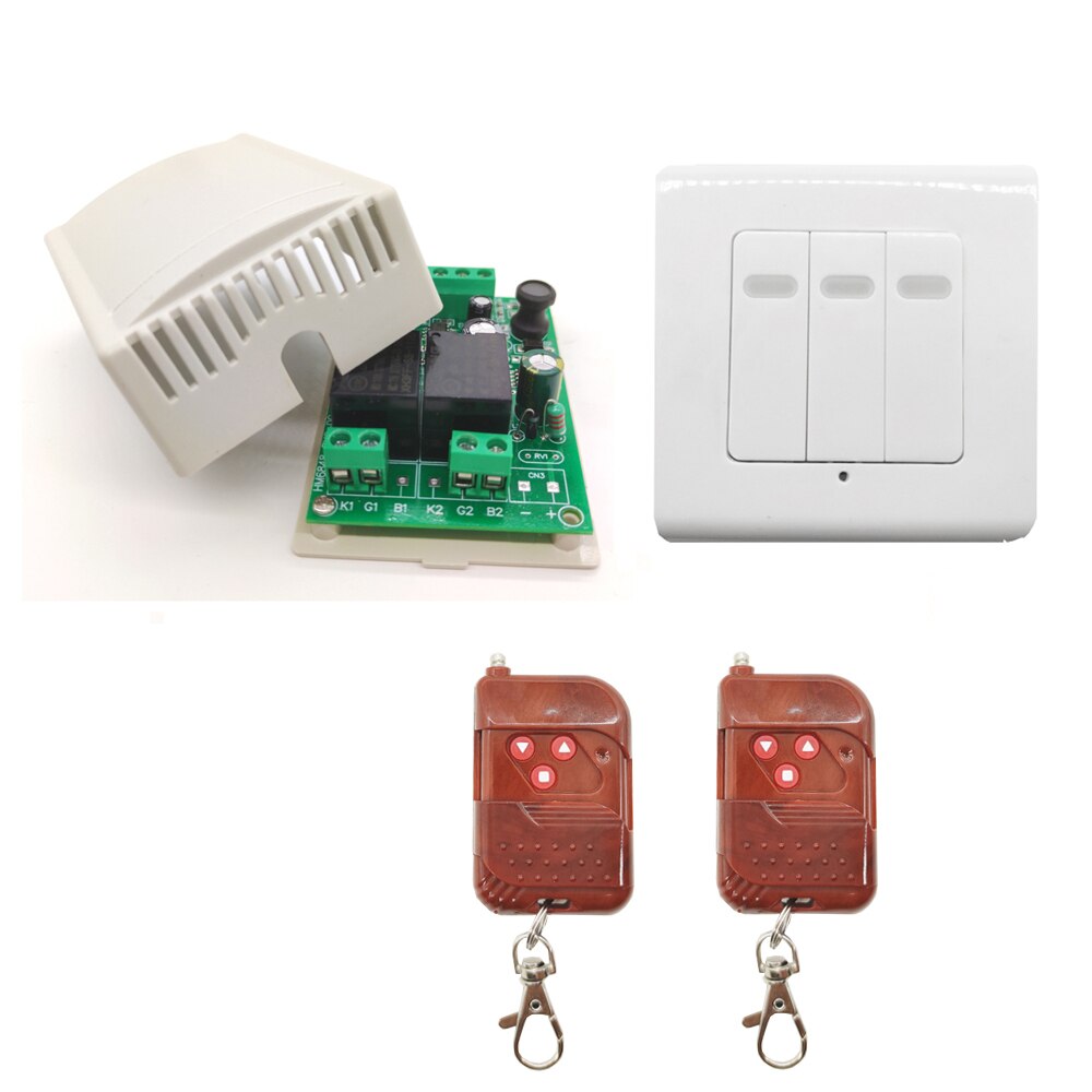 Universal Motor Wireless Remote Control Switch Motor Controller Forward And Reverse DC 12V-48V For Motor/Linear Actuator: Package F