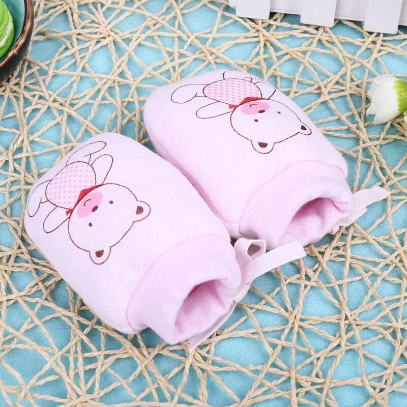 1Pairs Baby Anti Scratching Handschuhe Neugeborenen Schutz Gesicht Baumwolle Scratch Mittens Anti Scratch Mittens Weiche Handschuhe