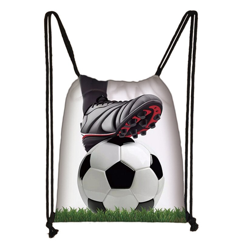 Sac à dos avec cordon imprimé pour hommes, sac de rangement à la , sac à dos décontracté pour adolescents, sac de voyage, sac à livres,: skdfoot05