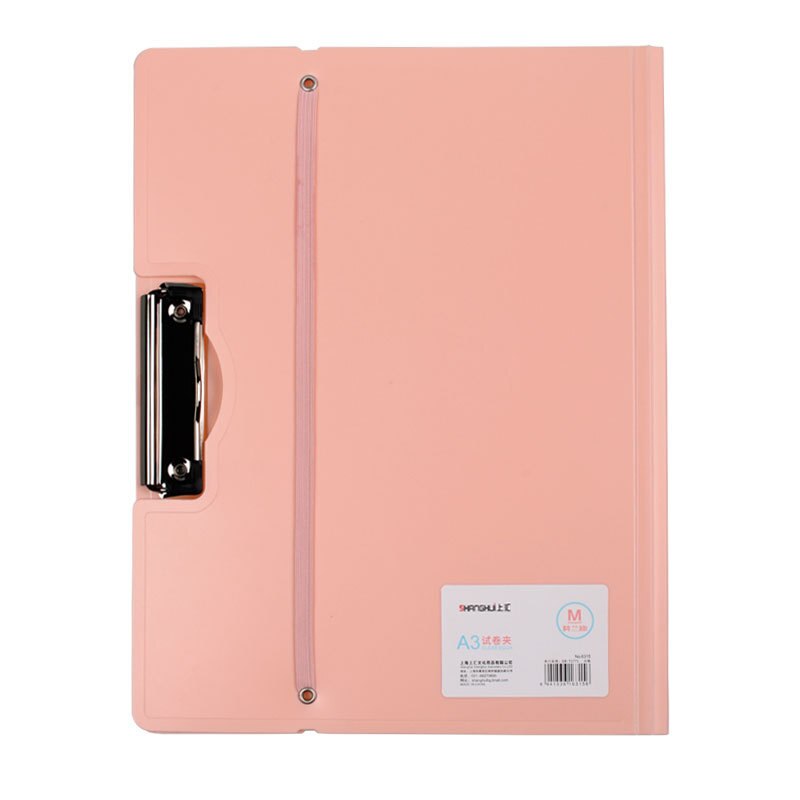 A3 Bag for Documents Clipboard Morandi File Folder Binder Organizer School Data Book Office Test Paper Stationery Storage Folder