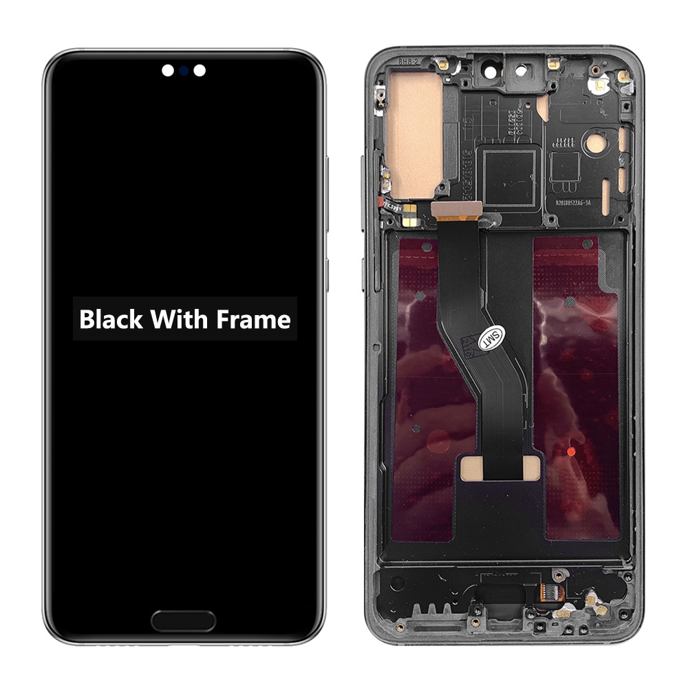 Pantalla de 6,1 pulgadas para Huawei P20 Pro, marco de pantalla LCD, montaje de digitalizador con pantalla táctil para Huawei P20 Pro CLT-L09 CLT-L29 pantalla LCD: Azul