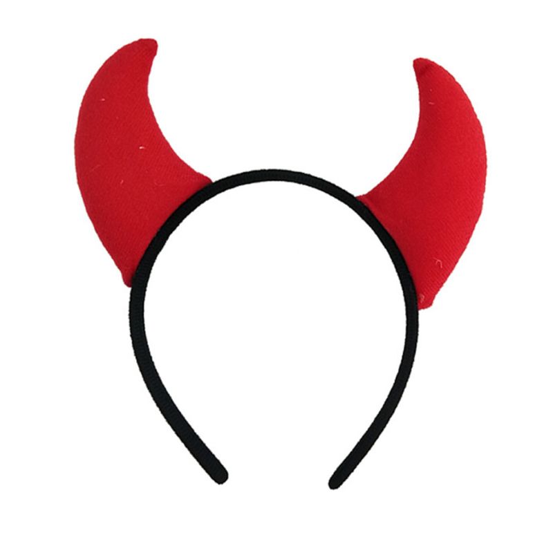 Divertido diablo orejas diadema cuernos oído niños diademas de Halloween adultos Decoración Accesorios: 1
