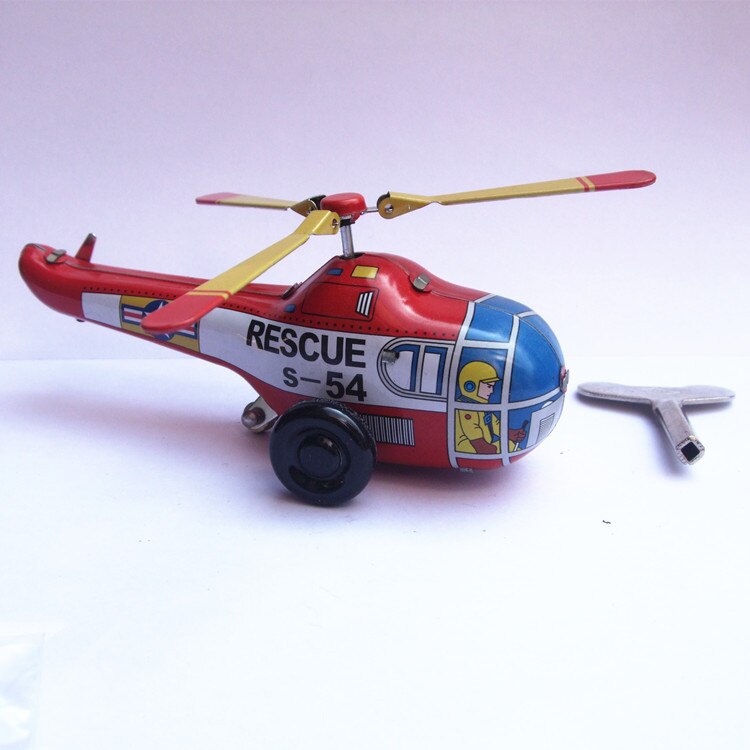 [Grappige] Volwassen Collectie Retro Wind Up Speelgoed Metalen Tin De Propeller Vliegtuigen Mechanische Speelgoed Clockwork Speelgoed Cijfers Model kids
