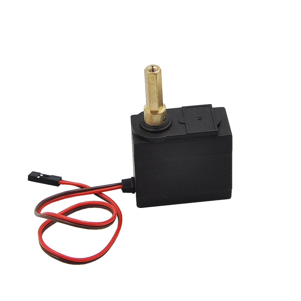 Mejora de Huina 1550/1592, servomotor para caminar con eje de Metal para 1/14, piezas de excavadora RC